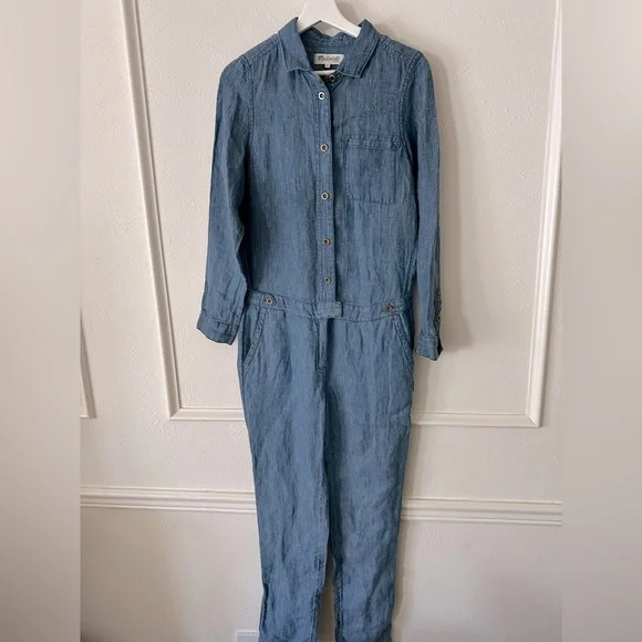 MadewellDenim Coverall JumpsuitS